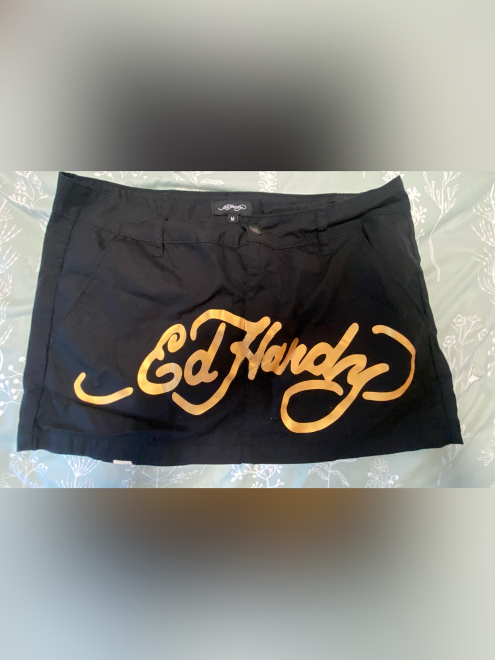 Ed Hardy Women's LKS Skull Skirt - Black